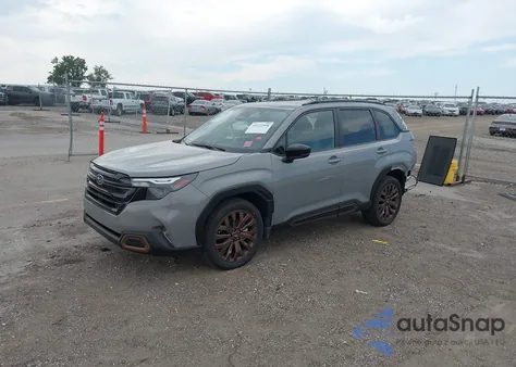 2025 Subaru Forester Sport из США, поврежденный, VIN JF2SLDFC5SH497674